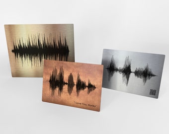 Personalized Valentines Gift - ANY Song, Custom Sound Wave Gift - Unique and Thoughtful