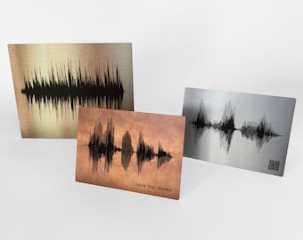Anniversary Gift - Custom Soundwave Art, Personalized Gift for Him / for Her - Wedding Anniversary Gift For Him, Anniversary Gift For Her