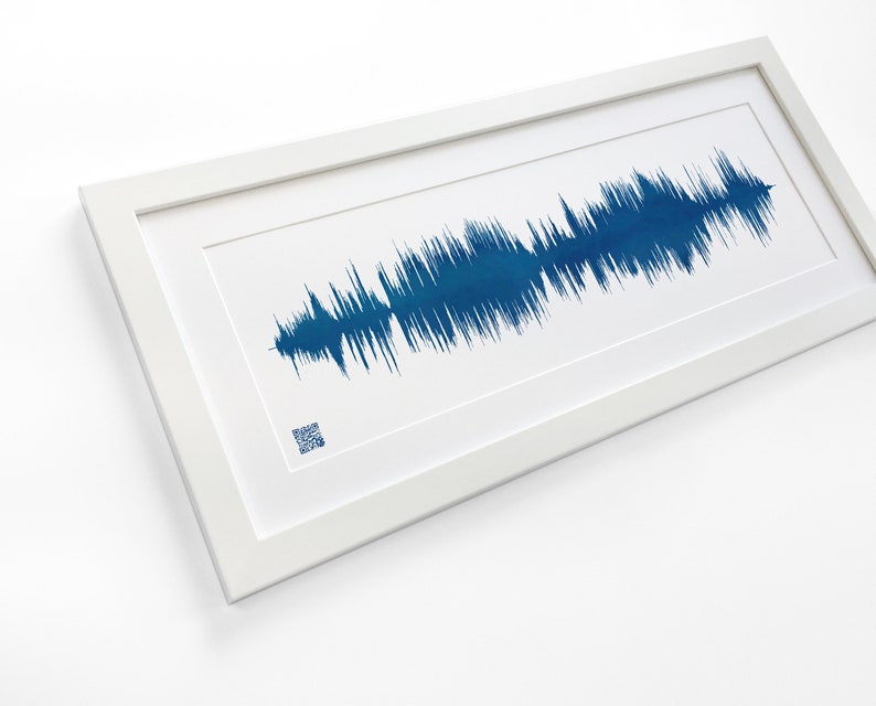 Sound Wave Art Custom Song Soundwave Print, Personalized to any song, Gift for Him or Her image 4