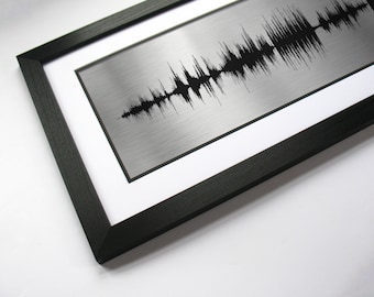 Song Sound Wave - 25th Anniversary Gifts for Couples, Silver Anniversary Gift, Unique 25th Anniversary Gift for Husband, 25 Year Anniversary