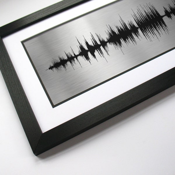 Song Sound Wave - 25th Anniversary Gifts for Couples, Silver Anniversary Gift, Unique 25th Anniversary Gift for Husband, 25 Year Anniversary