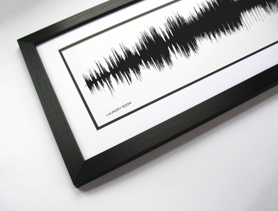 Laundry Room Avett Brothers Song Print Sound Wave Wall Art Print Or Framed Print