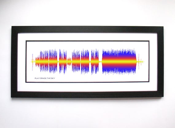 Play Crack the Sky Song Lyrics Wall Art - Song Lyric Gift Idea