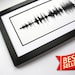 Custom Song Art - Soundwave Art Print, Canvas, or Framed Print - Request a Song and Artist; Sound wave Art, Personalized Gift Idea for Him