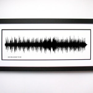 She Belongs to Me - Song Lyrics Wall Art, Song Lyric Gift Idea, She Belongs to Me Sound Wave Song Poster, Custom Song Print, Song Picture