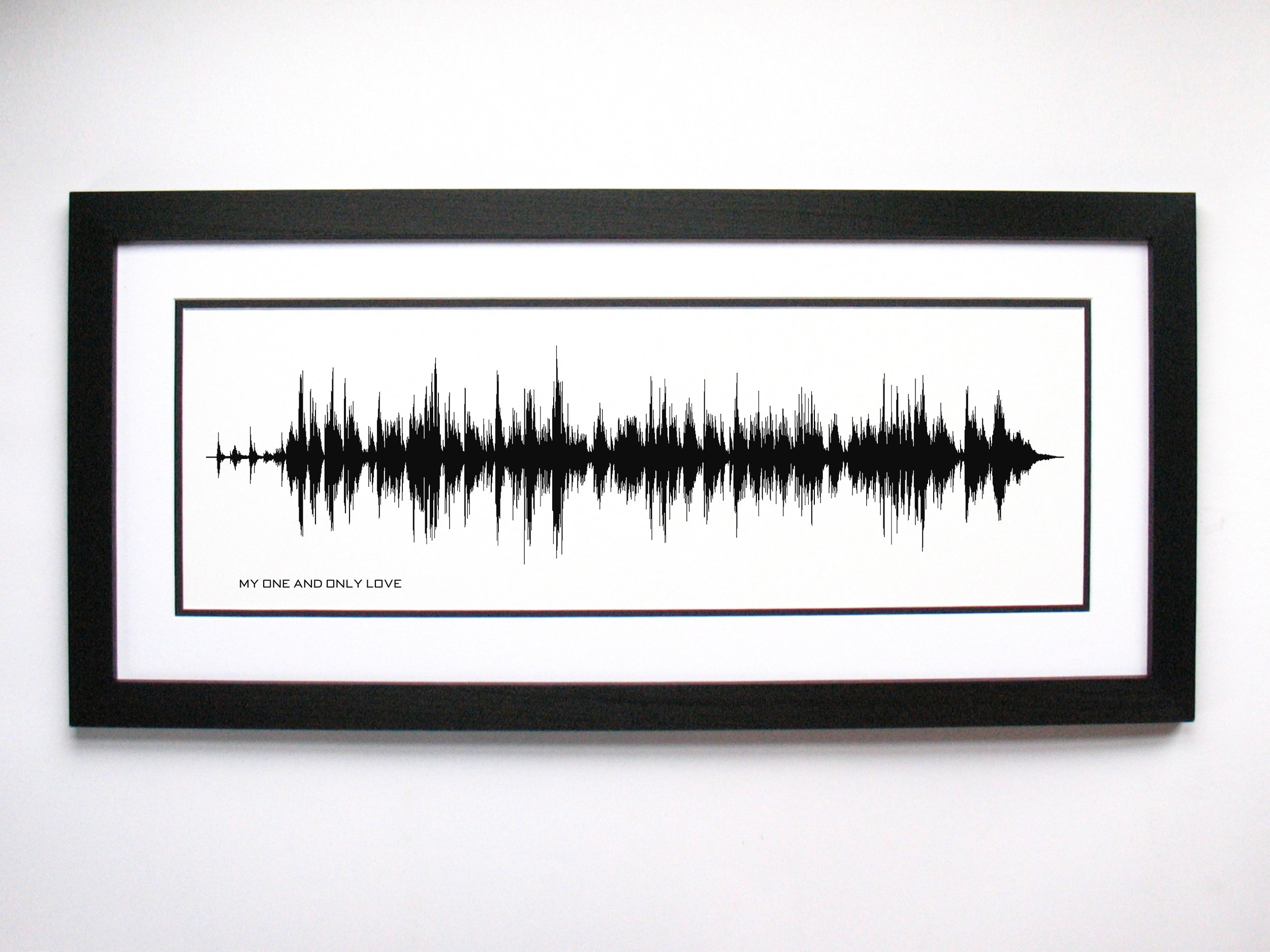 My One and Only Love - Song Lyrics Wall Art, Song Lyric Gift Idea
