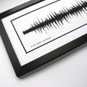 I Hope You Dance Sound Wave Art Voice Sound Art Poster Etsy