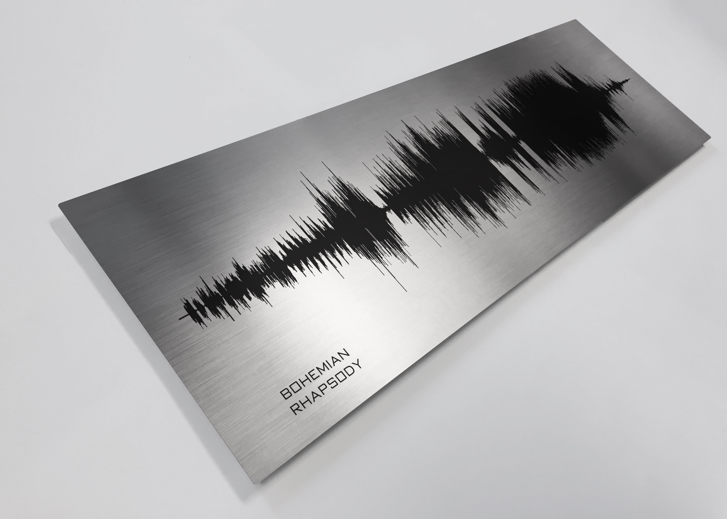 Fathers Day Gift Idea - Song Sound Wave, Custom Gift for Dad, Personalized Father's Day Gift - Metal Father’s Day, Grandpa or Grandfather