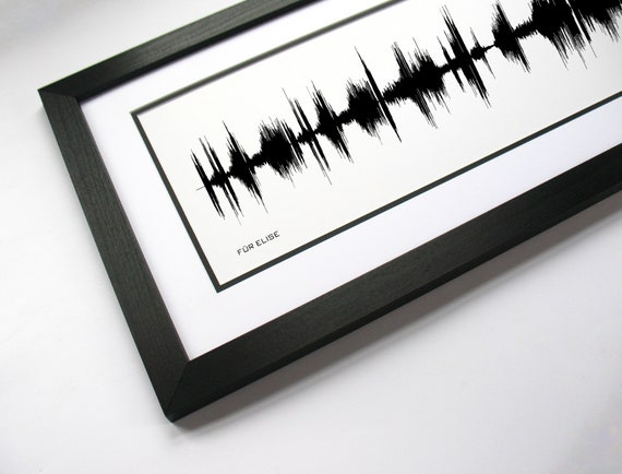 Beethoven Für Elise Piano Song Poster -  Music Art Print Poster, Beethoven Gift, Sound Wave Art, Classical Music Lover, Orchestra Gift