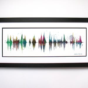 Youth Pastor Gift - Personalized Bible Verse made from sound waves - Church Youth Leader Gift, Children’s Minister