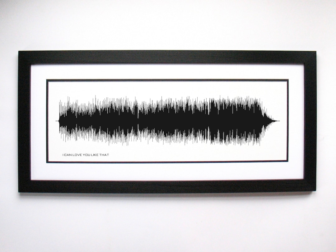 I Can Love You Like That Song Lyrics Wall Art, Song Lyric Gift Idea, I