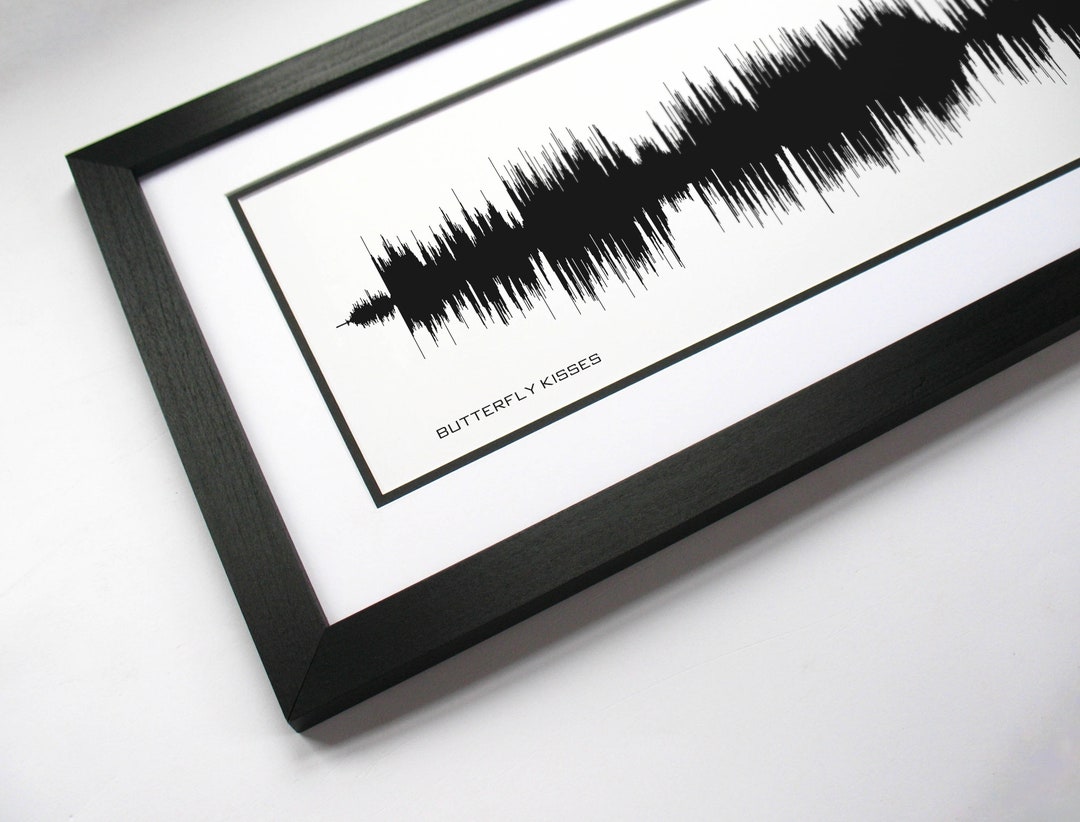 Butterfly Kisses Song Lyrics Wall Art Song Lyric Gift Idea, Butterfly