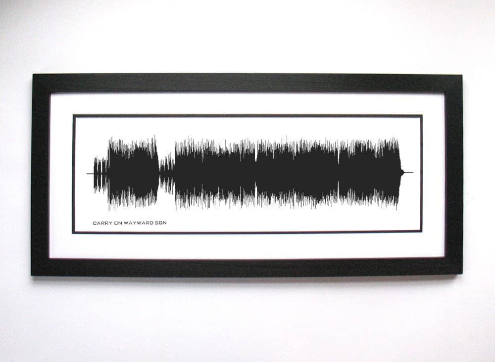 Carry on Wayward Son Song Lyrics Wall Art - Song Lyric Gift Idea