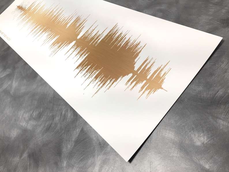 Sound Wave Art Custom Song Soundwave Print, Personalized to any song, Gift for Him or Her image 7