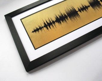 Song Sound Wave - 50th Birthday Gift, Favorite Song in Sound Waves - Fiftieth Metal Birthday Gift For Guys or Women