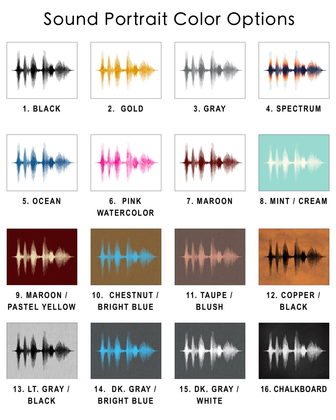 Custom Voice Art Voice Print Voice Wave Custom Gift created Etsy