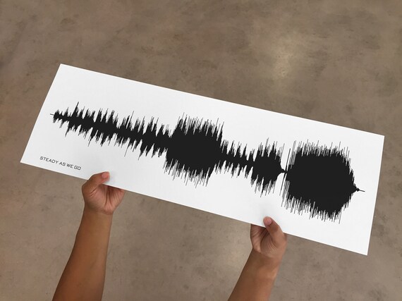 Download Steady As We Go Music Wall Art Dave Matthews Band Sound Wave Art Print Lyric Design Art Collectibles Prints Ichigenn Nishifunabashi Com