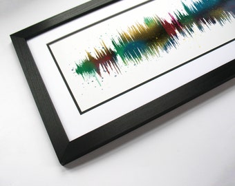 Regalo de cumpleaños número 19 - Canción personalizada de onda de sonido, idea de regalo de decimonoveno cumpleaños para hijo, hija o amigo