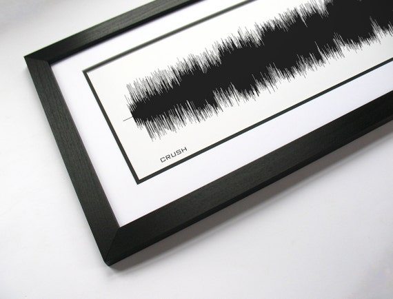 Crush Song Lyrics Wall Art Song Lyric Gift Idea Crush Sound Etsy Uk