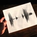 Custom Sound Wave Art Soundwave Gift and Voice Art Print Any Sound Into ...