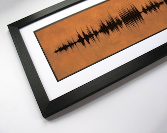 Song Sound Wave - 24th Wedding Anniversary Gift, Twenty Four Year Wedding Anniversary - Gift for Him, Gift For Her, Song In Soundwaves