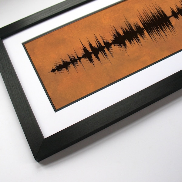 Song Sound Wave - Copper Anniversary, 7th Anniversary Gift For Him / For Her - Favorite Song in Soundwaves, 7th Anniversary Gift For Wife