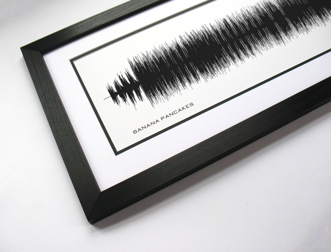 Banana Pancakes Song Lyrics Wall Art Song Lyric Gift Idea, Banana