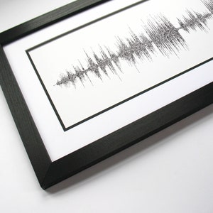 Song Sound Wave - 15th Anniversary Gift, Crystal Anniversary - Favorite Song in Sound Waves, Gift Idea for Husband or Wife