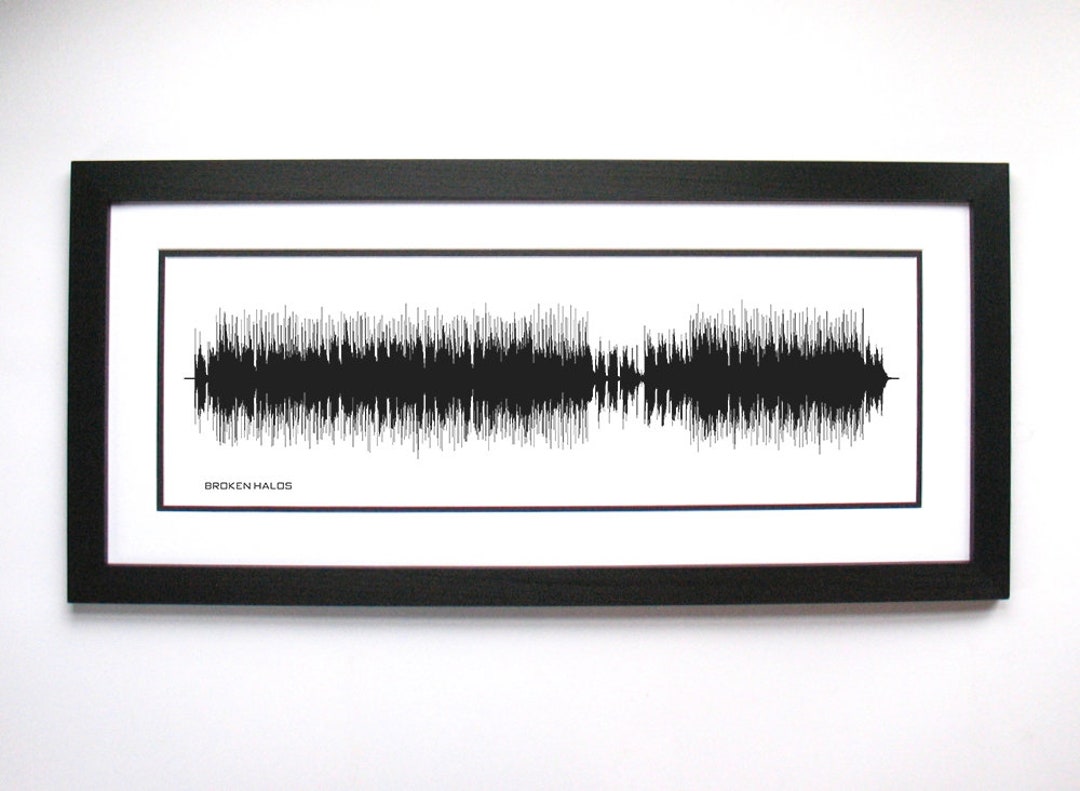 Broken Halos - Song Lyrics Wall Art - Song Lyric Gift Idea, Broken ...