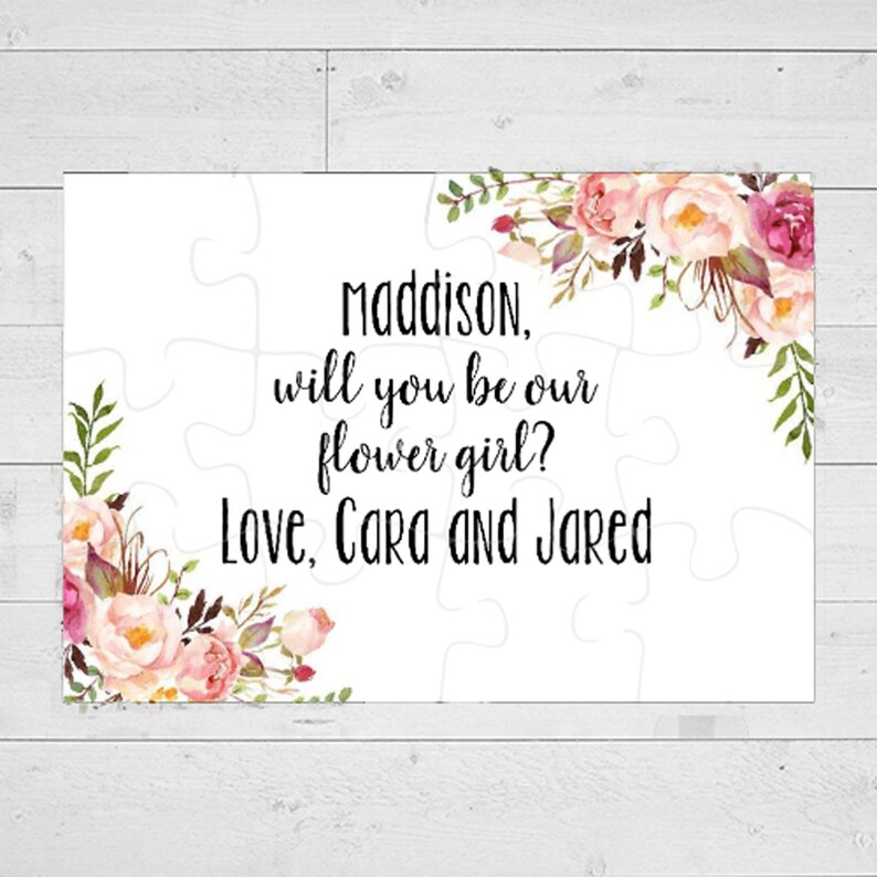 Flower Girl Proposal Coloring Page Coloring Pages