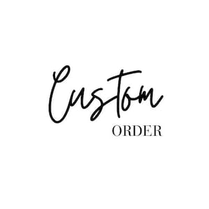 May include: A graphic design featuring the word Custom in a black cursive script font, positioned above the word ORDER written in a black, uppercase, sans-serif font, all set against a plain, solid white background.