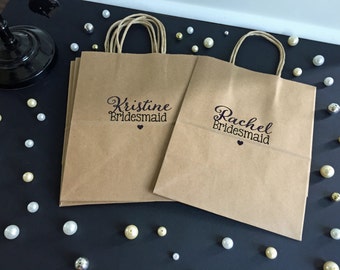 Bridal Party Gift Bag, Bridesmaid Gift, Wedding Party Gift, Thank You Gift Bag, Bridesmaid Gift Bag, Gift Bag, Bachelorette Party Gift Bags