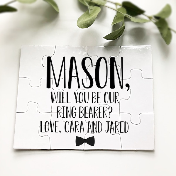 Ring Bearer Proposal-Ring Bearer Puzzle-Will You Be My Ring Bearer-Ring Bearer-Ask Ring Bearer-Ring Bear Proposal Puzzle-Puzzle Proposal