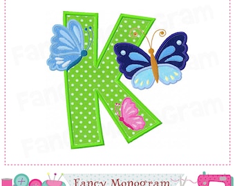 Letter K Applique Etsy