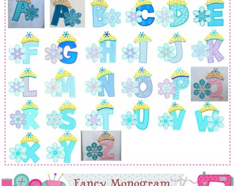 Frozen letters design,Frozen design,Frozen,Birthday Letters,Monograms design,Alphabet design,Snowflake design,Fonts,Girl letters.Letters 26.