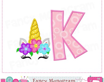 Letter K Applique Etsy