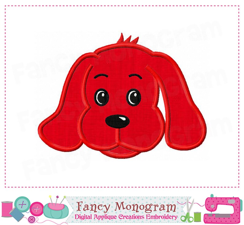 Puppy Applique Puppy Design Puppy Embroidery Dog Etsy