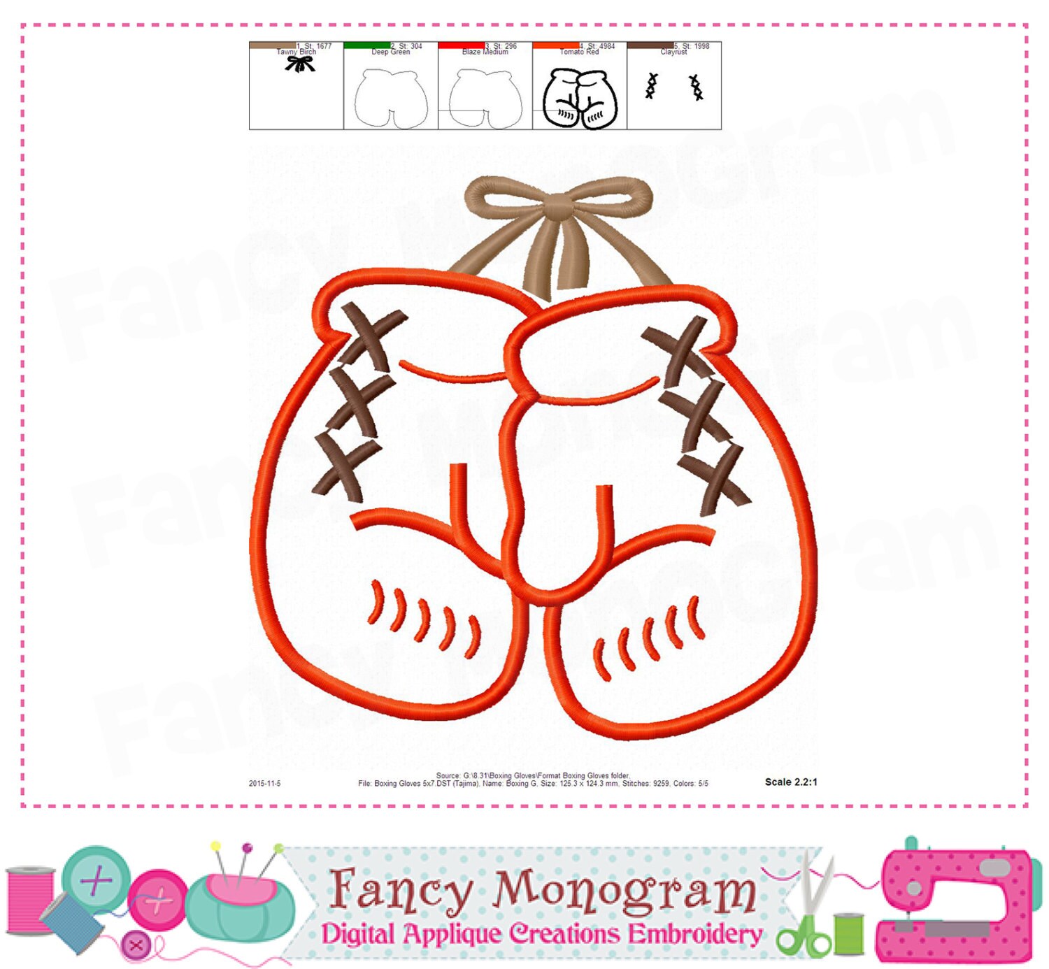 Boxing Gloves Applique Boxing Embroidery Boxing Design Etsy Canada