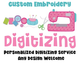 Custom Embroidery Pattern，Personalized Digitizing Service 2026