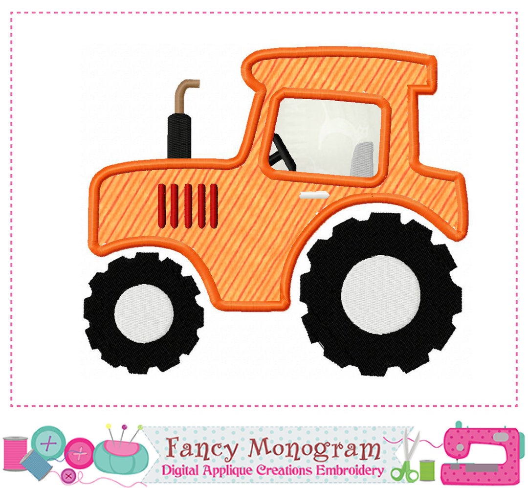 Tractors Applique Tractor Design Tractor Embroidery Tractors Farmer
