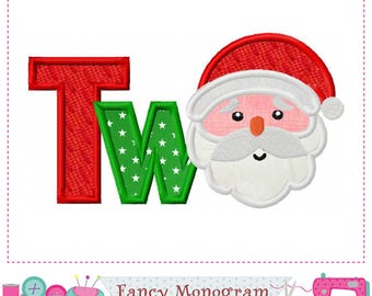 TWO applique design - 2nd Birthday Machine embroidery -2411T