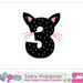 Halloween Numbers Applique Halloween Numbers Embroidery - Etsy