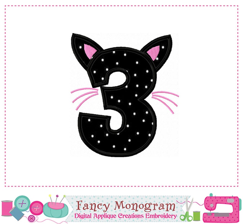 Halloween Numbers Applique Halloween Numbers Embroidery | Etsy