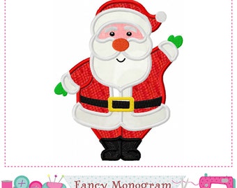 Puede incluir: Un Papá Noel de dibujos animados rojo y blanco con barba blanca y sombrero negro. Lleva un cinturón negro con hebilla amarilla y sostiene una manopla verde en su mano derecha. Está saludando con su mano izquierda.