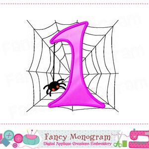 K&ouml;nnte beinhalten: Rosa Buchstabe I mit einer Spinne, die von der Oberseite des Buchstabens h&auml;ngt. Der Buchstabe befindet sich auf einem schwarzen Spinnennetz.
