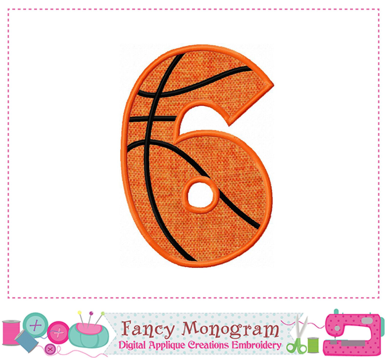 Basketball Numbers Applique Basketball Numbers Embroidery Etsy
