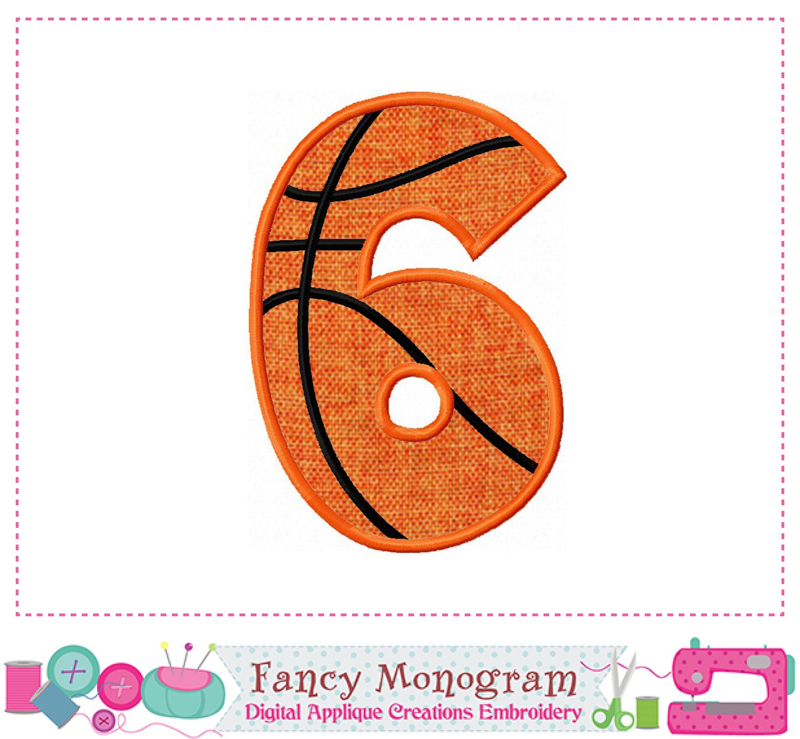 Basketball Numbers applique Basketball Numbers embroidery | Etsy