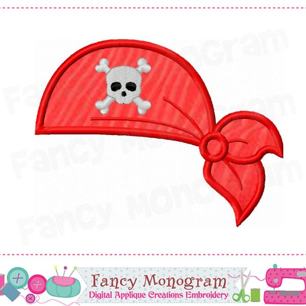 Pirate hat applique - Pirate applique - Pirate - Birthday design - Pirate hat embroidery - Pirate design - Pirate - Boys applique .-1702