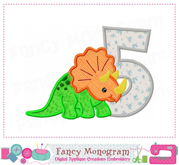Dinosaurio Número 5 bordado Apliques de dinosaurio - Etsy México Dinosaurio Número 5 bordado Apliques de dinosaurio - Etsy México