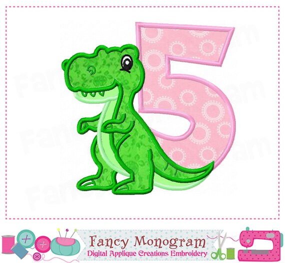 Aplique T-rex Número 5 Mi 5º cumpleaños Aplique de - Etsy España Aplique T-rex Número 5 Mi 5º cumpleaños Aplique de - Etsy España